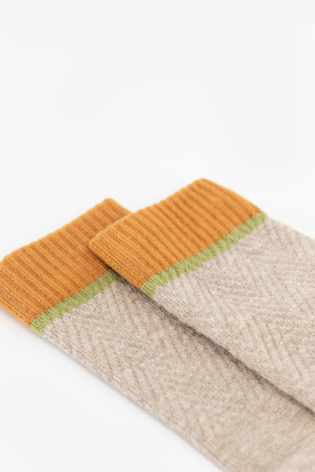 MP Denmark bruine sokken met colourblock
