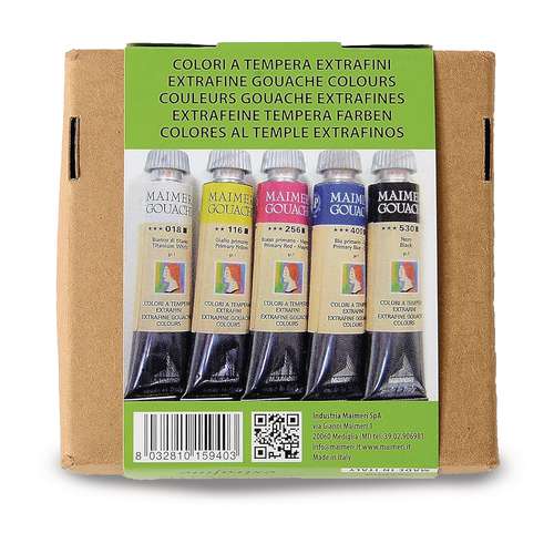 MAIMERI Gouache Primärfarben-Set