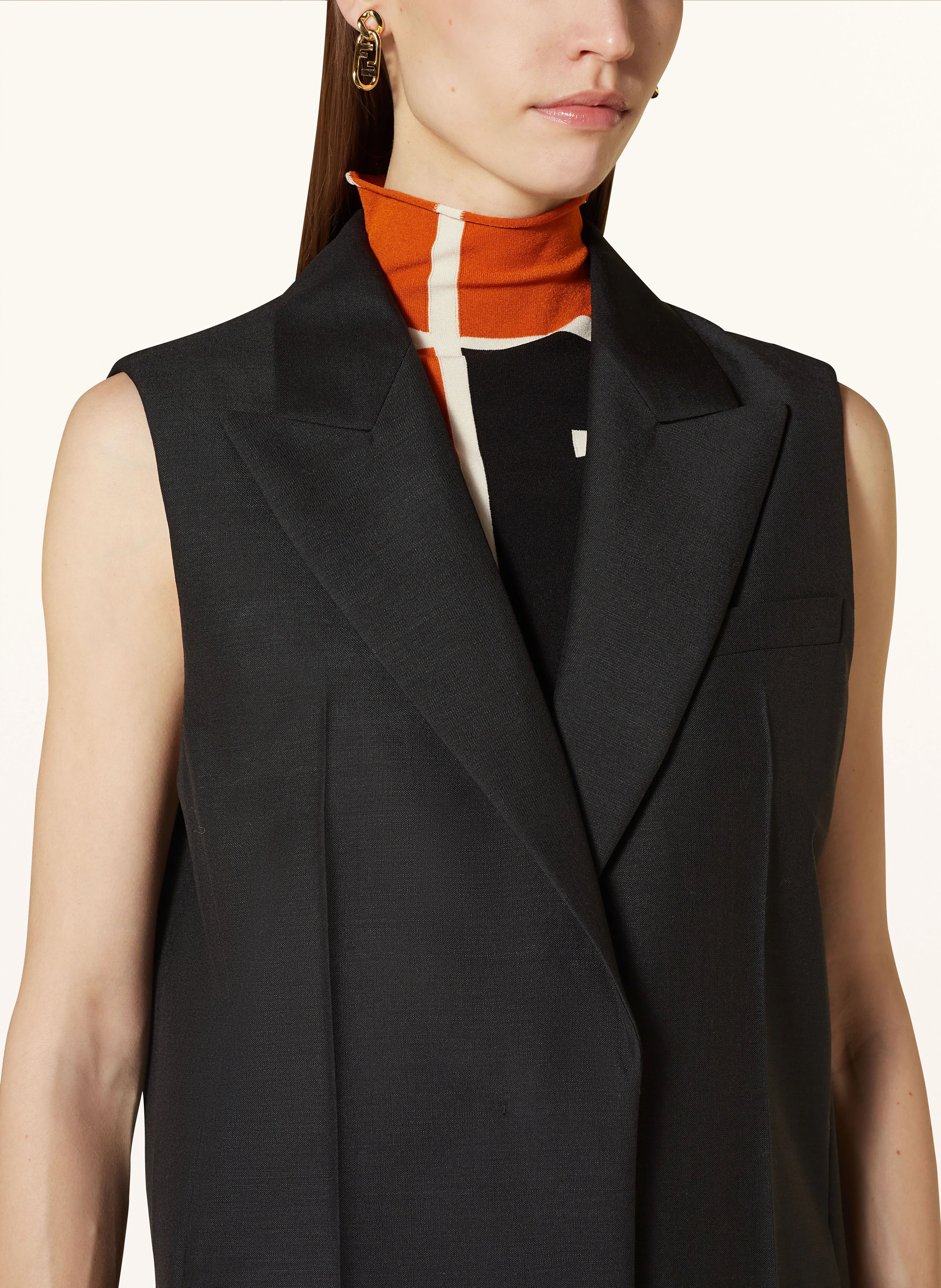 FENDI Blazerweste mit Mohair