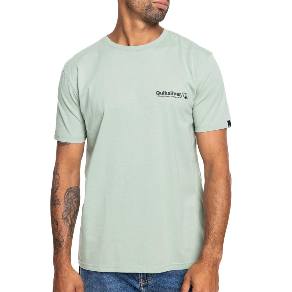Quiksilver T-shirt Vert Amande Homme Quiksilver EQYZT07648