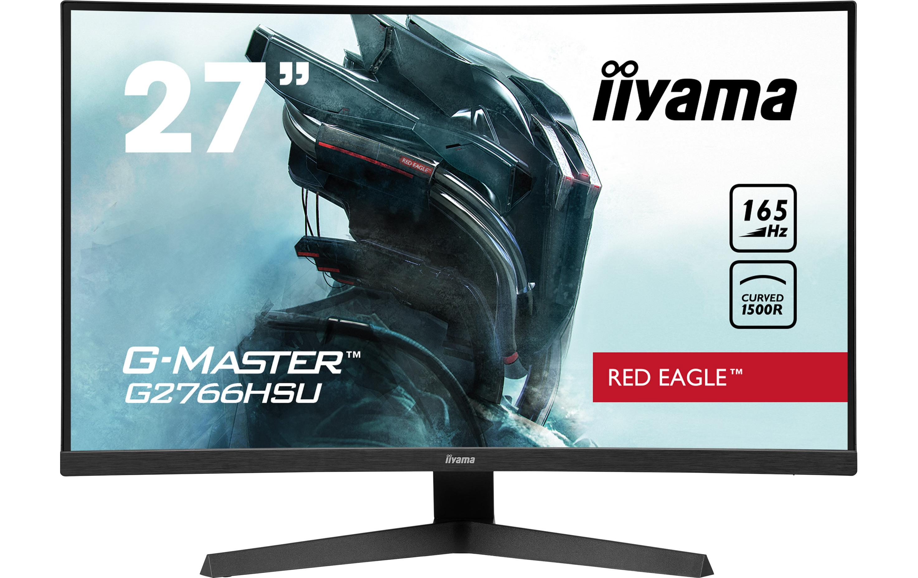 Monitor G-Master G2766HSU-B1<br>27-Zoll-Monitor mit gebogenem VA-Panel und einer Bildwiederholfrequenz von 165 Hz