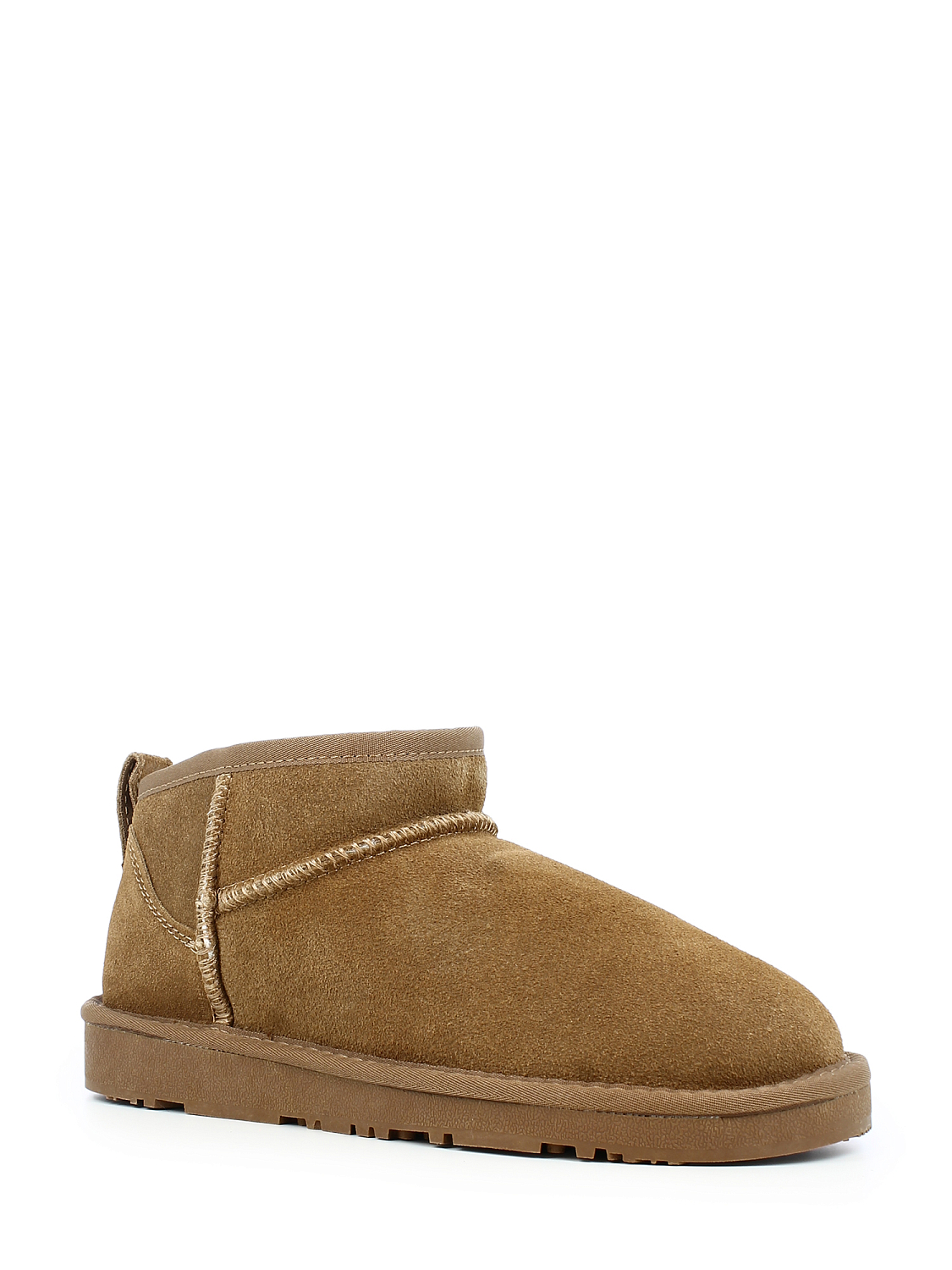 Rugged Gear Chestnut low wool suede water resistant