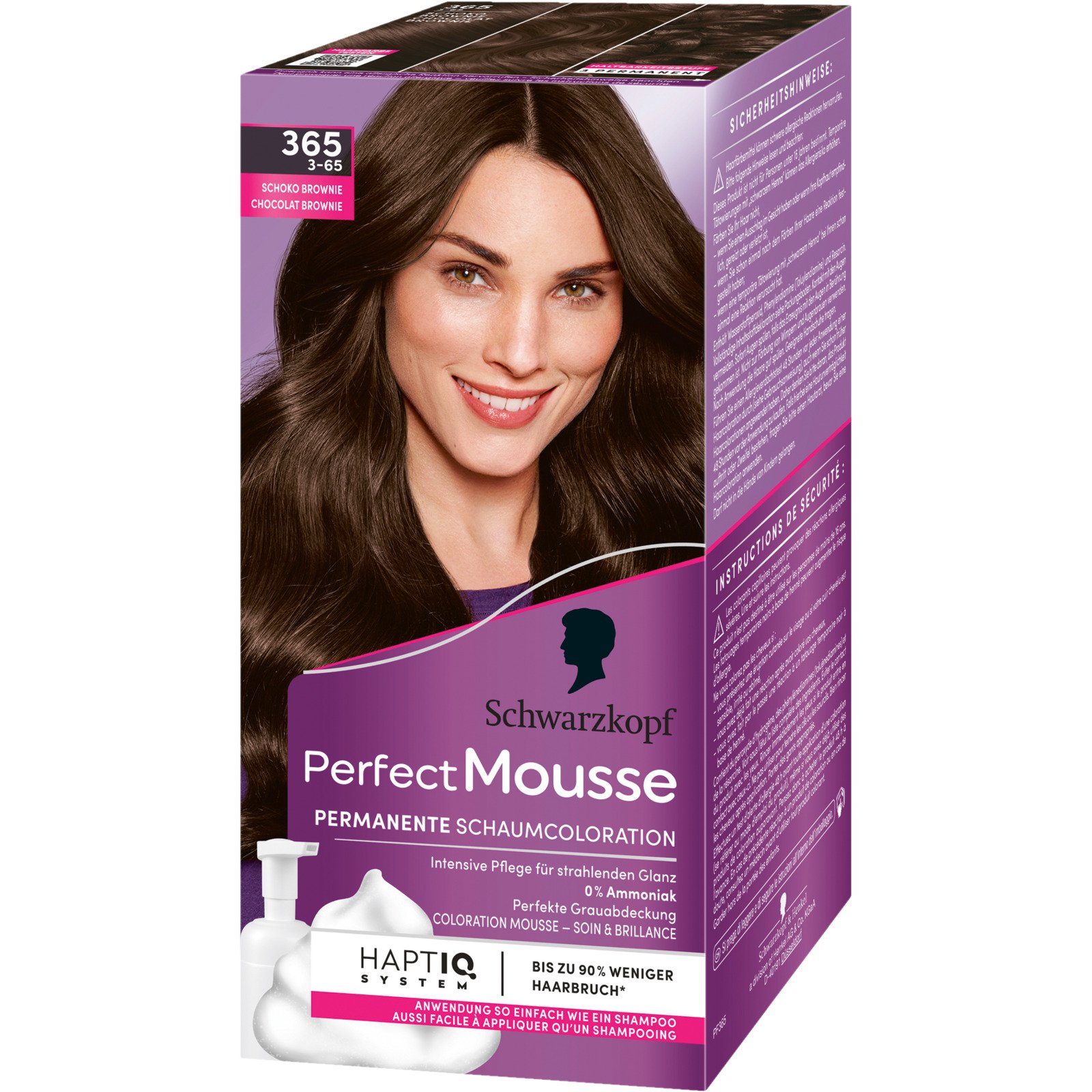 Perfect Mousse Permanent-Haarfarbe 365 Schokobrownie