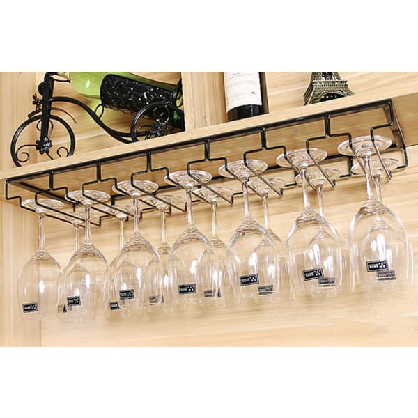 Glassholder 7 - 70 cm vinglassholder for hyllemontering