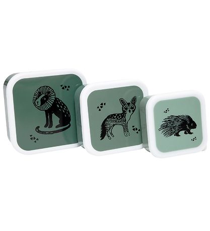 Petit Monkey Madkasses?t - 3 stk - Sort Dyr