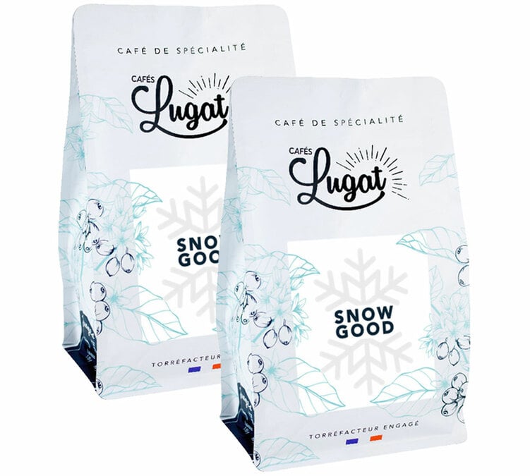 2x200 g - Café en grain Snow Good - Cafés Lugat