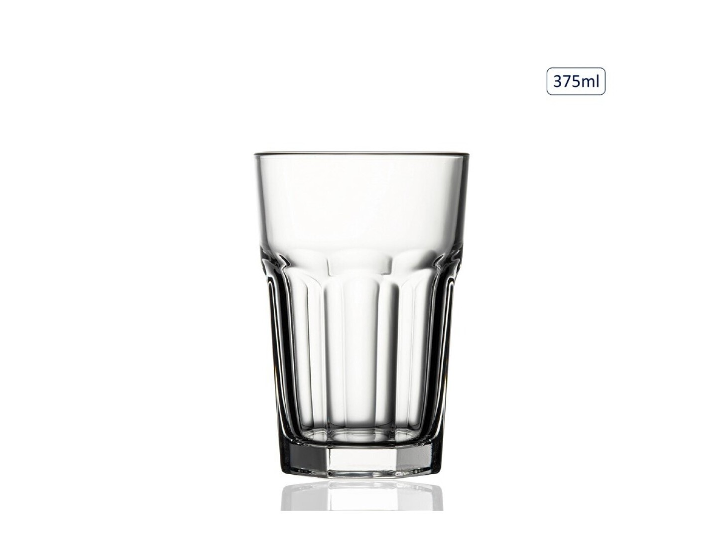 COPO FACETADO ANILAR VIDRO 37.5CL