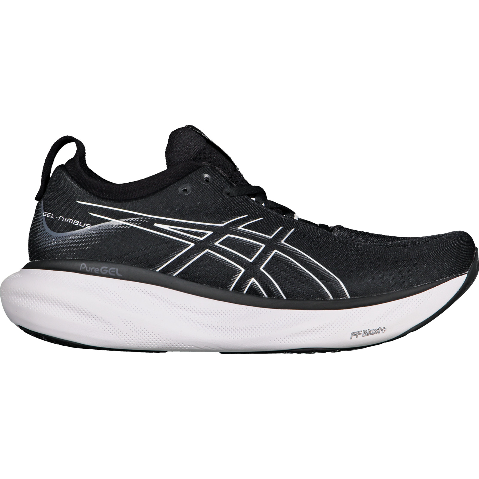 Asics Herren-Laufschuh Gel Nimbus 25 schwarz, 45