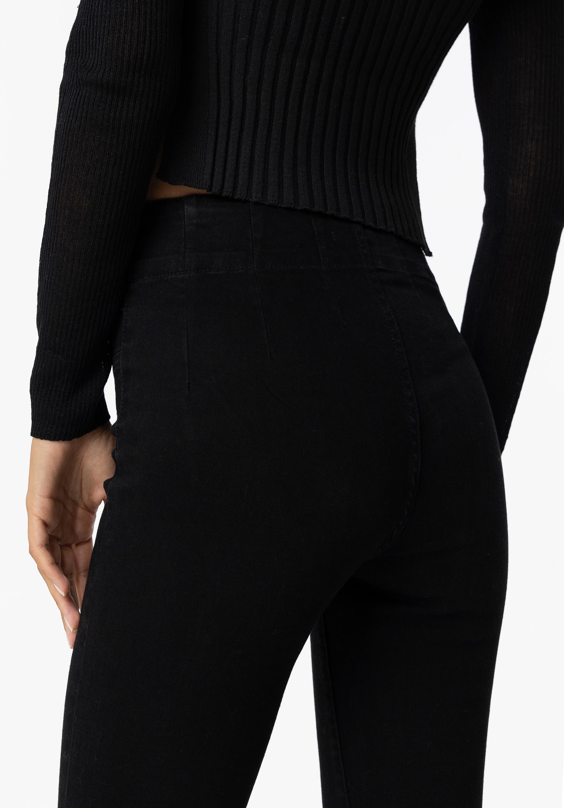 Jeans Flare de Cintura Alta