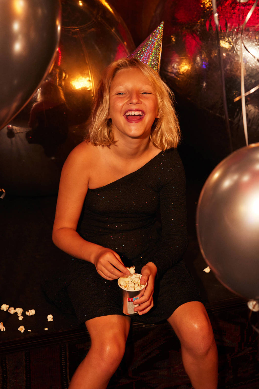 WE Fashion zwart glitter