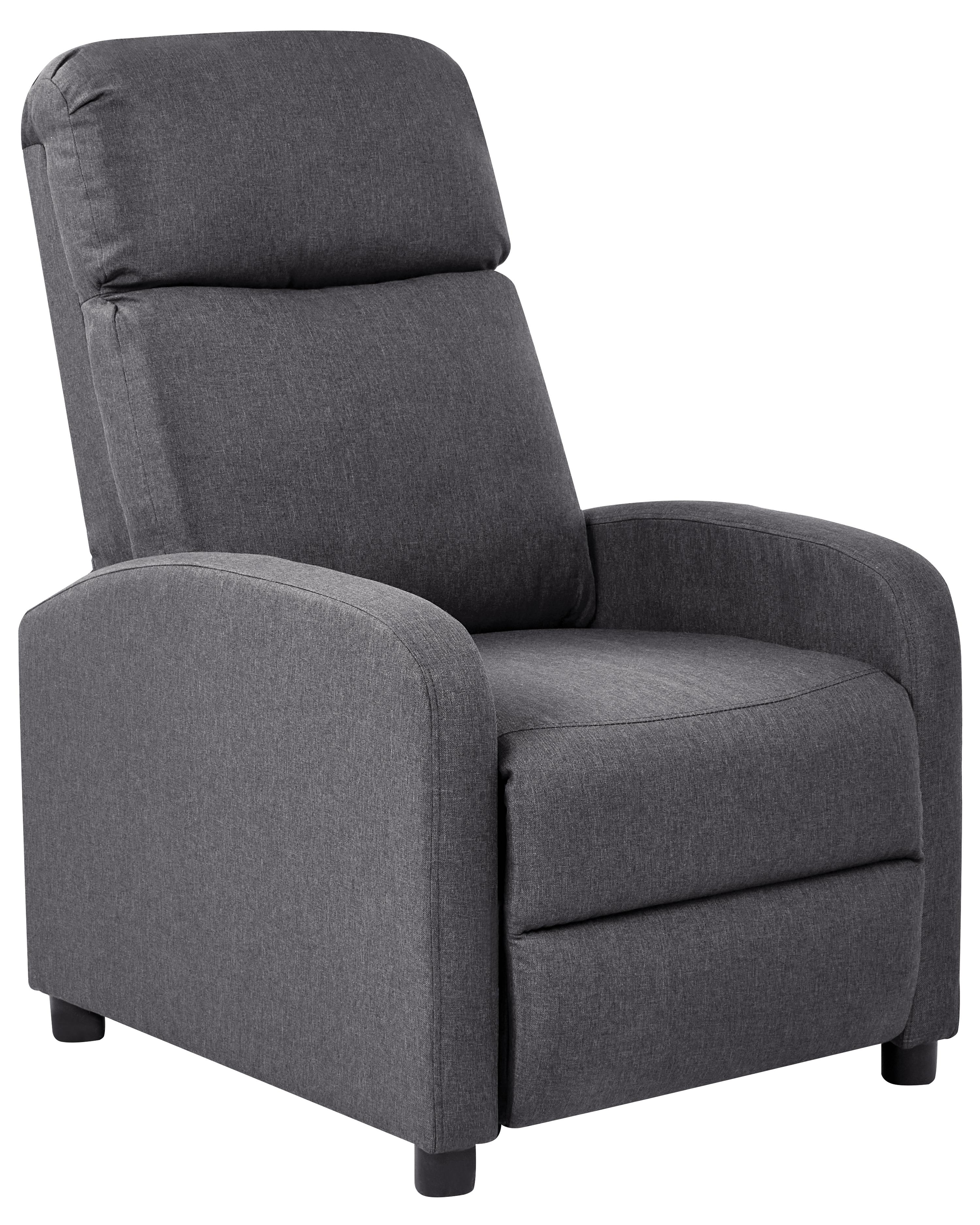 Relaxfauteuil EMINENCE Kunstlinnen Donkergrijs