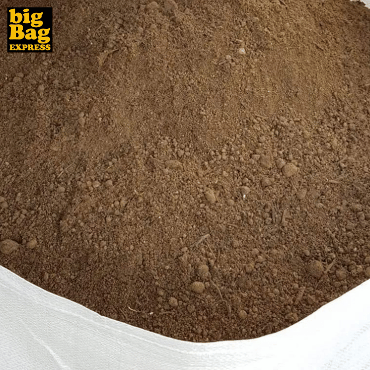 Big Bag de 1m³ (+/- 1,2T) Terre Criblée Amendée Compostée à 5% - Livraison PREMIUM