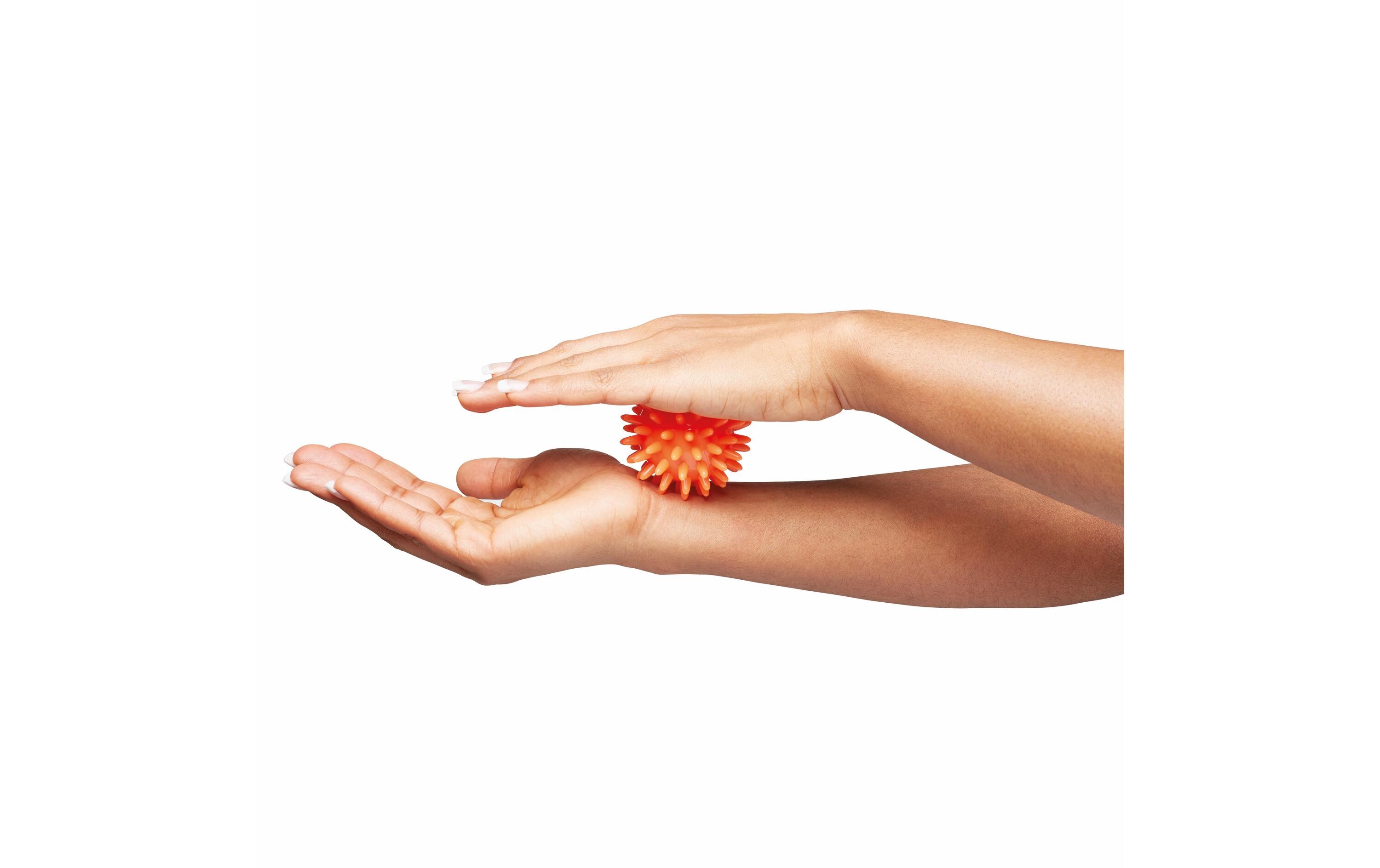 Massageball 6 cm orangeBall für Fingerübungen und zum Massieren