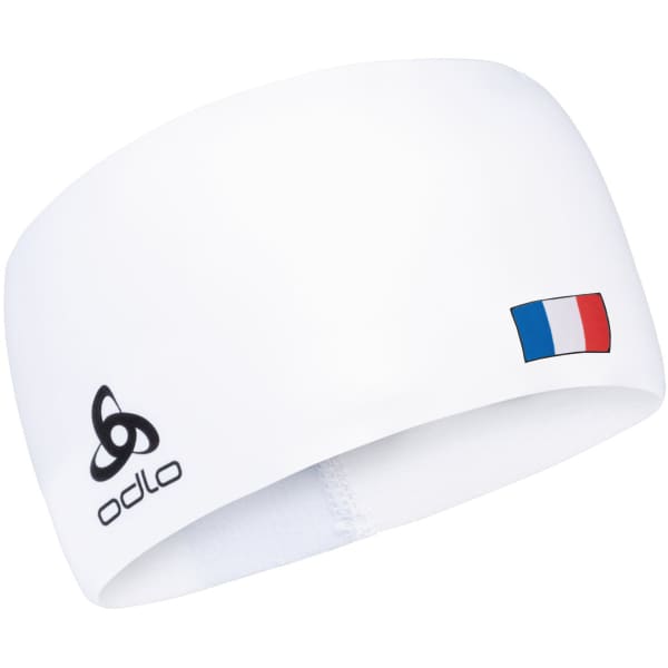 Bandeau ski de fond ODLO BANDEAU COMPETITION FAN WHITE