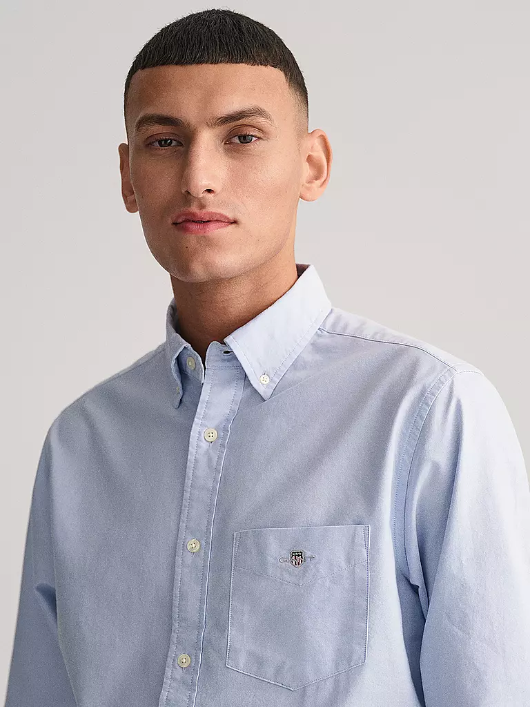 GANT Hemd Regular Fit hellblau