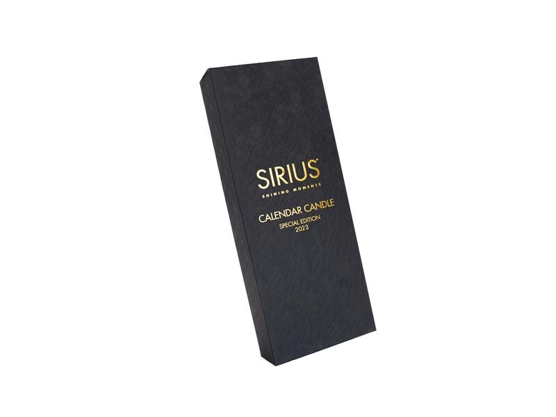 Sirius LED-Kerze Advent Calendar Special Edition, Weiss Künstliche Kerze