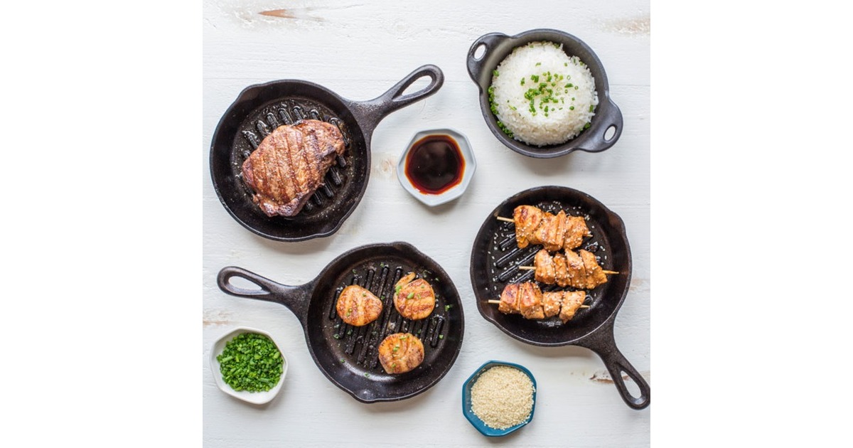 LodgeGrillpan L3GP, met handvat bak-/braadpan  (Zwart, Ø 16,5cm)