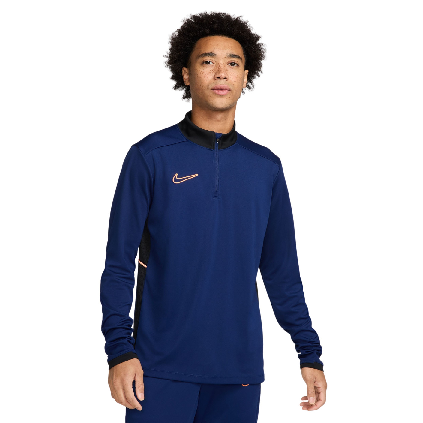 Nike Academy 25 Trainingspak 1/4-Zip Donkerblauw Zwart Oranje