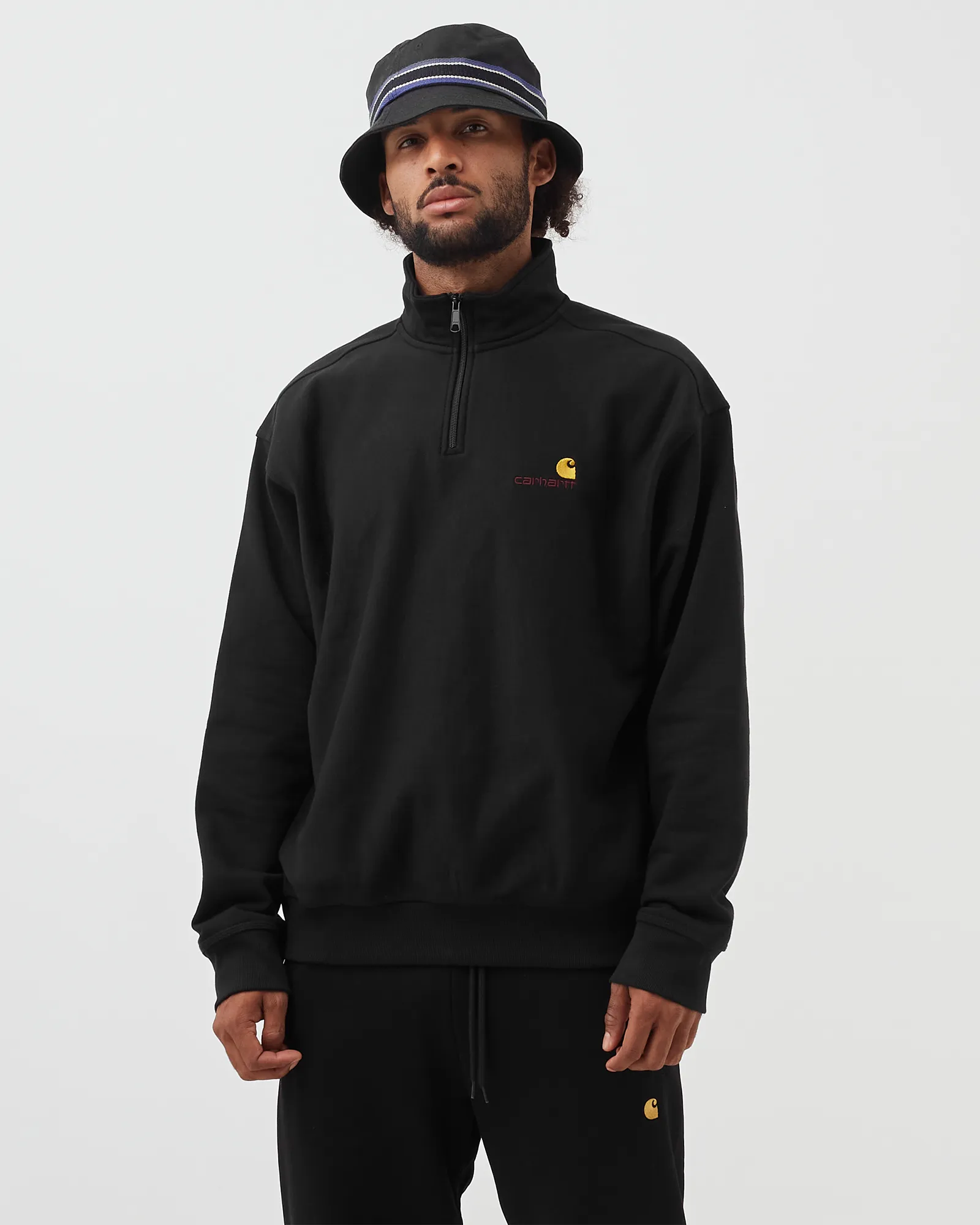 Carhartt WIP Half Zip American Script SWEATSHIRT