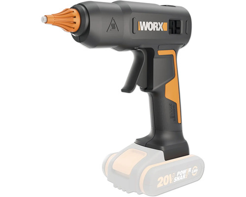 Worx accu lijmpistool + GRATIS bonusartikel: 20V accu WA3644 (4.0Ah)