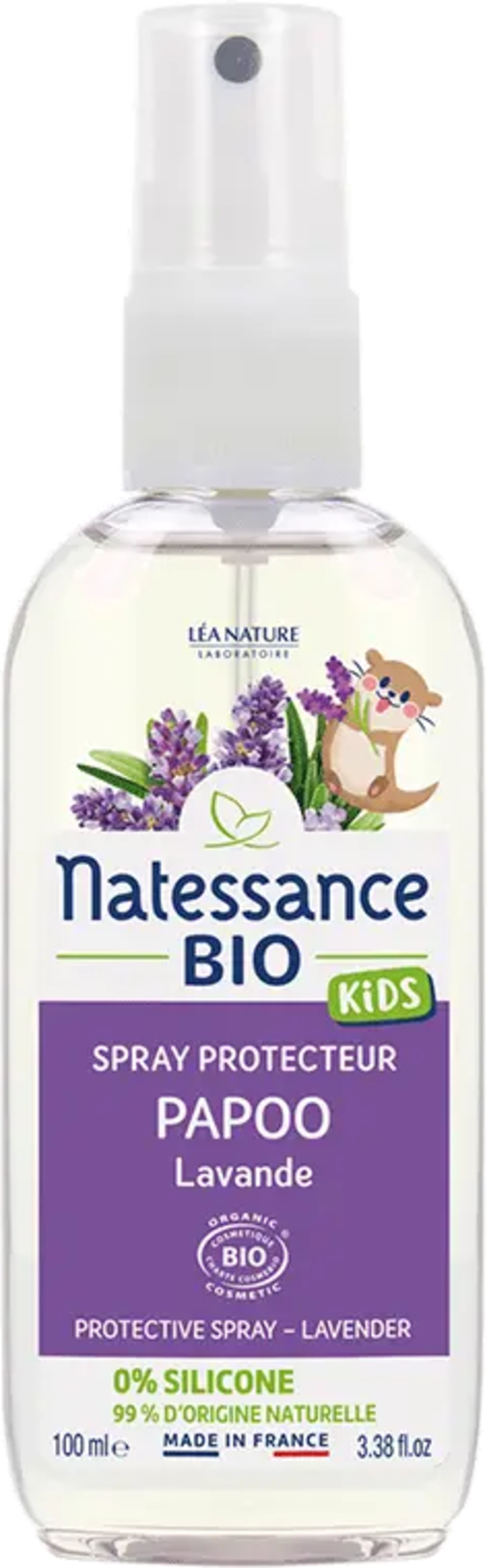 Natessance  Kids Schützender Haarspray Papoo, 100 ml