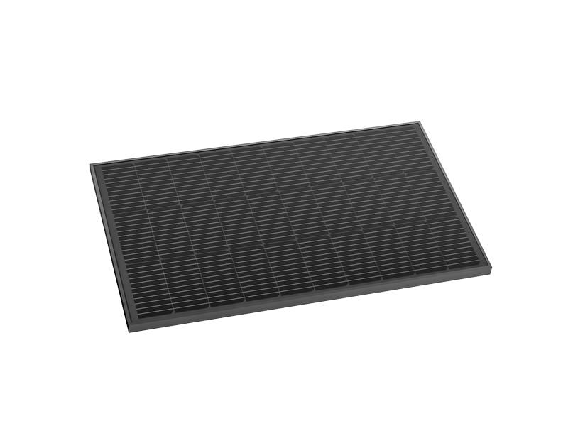 EcoFlow Solarpanel Monokristalin Modul, MC4, Rigid, 100 W, MC4 Kompatibles Solarmodul mit hocheffizienten monokristallinen Zellen