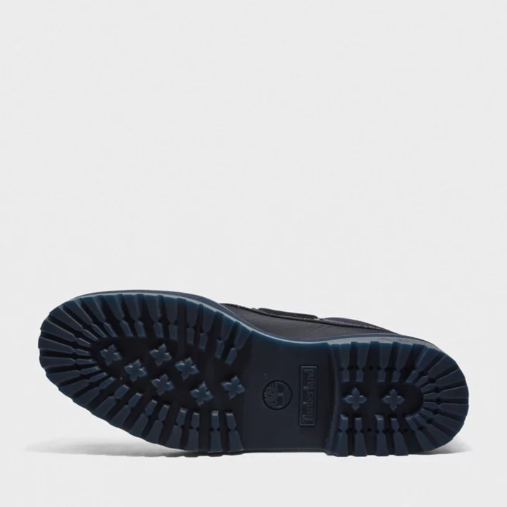 Timberland x A-Cold-Wall* Sapato Náutico Masculino com 3 Ilhós e Solado Tratorado na cor Azul Marinho