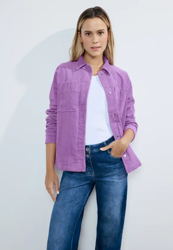 Cord Overshirt - sporty lilac