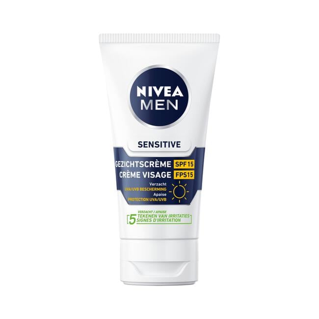 NIVEA MEN SENSITIVE MOISTURIZER 75ML SPF15