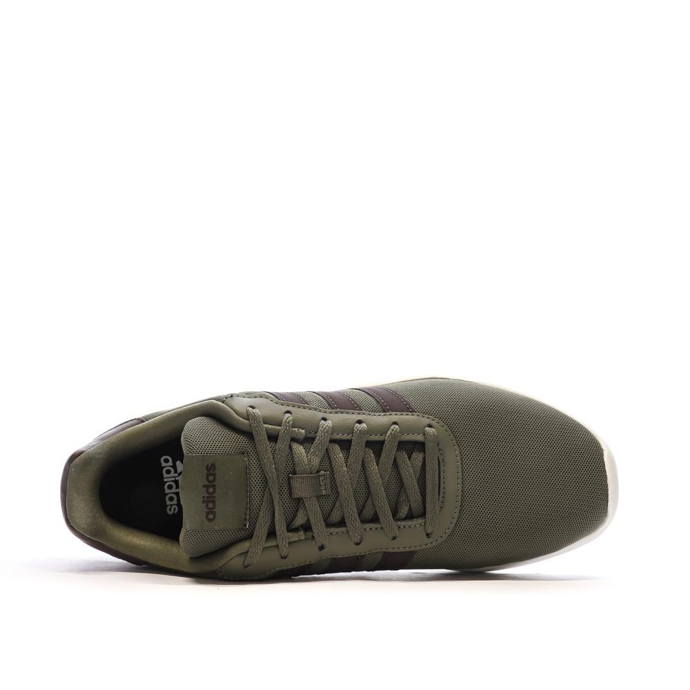 Adidas Baskets Kakis Homme Adidas Lite Racer 3.0