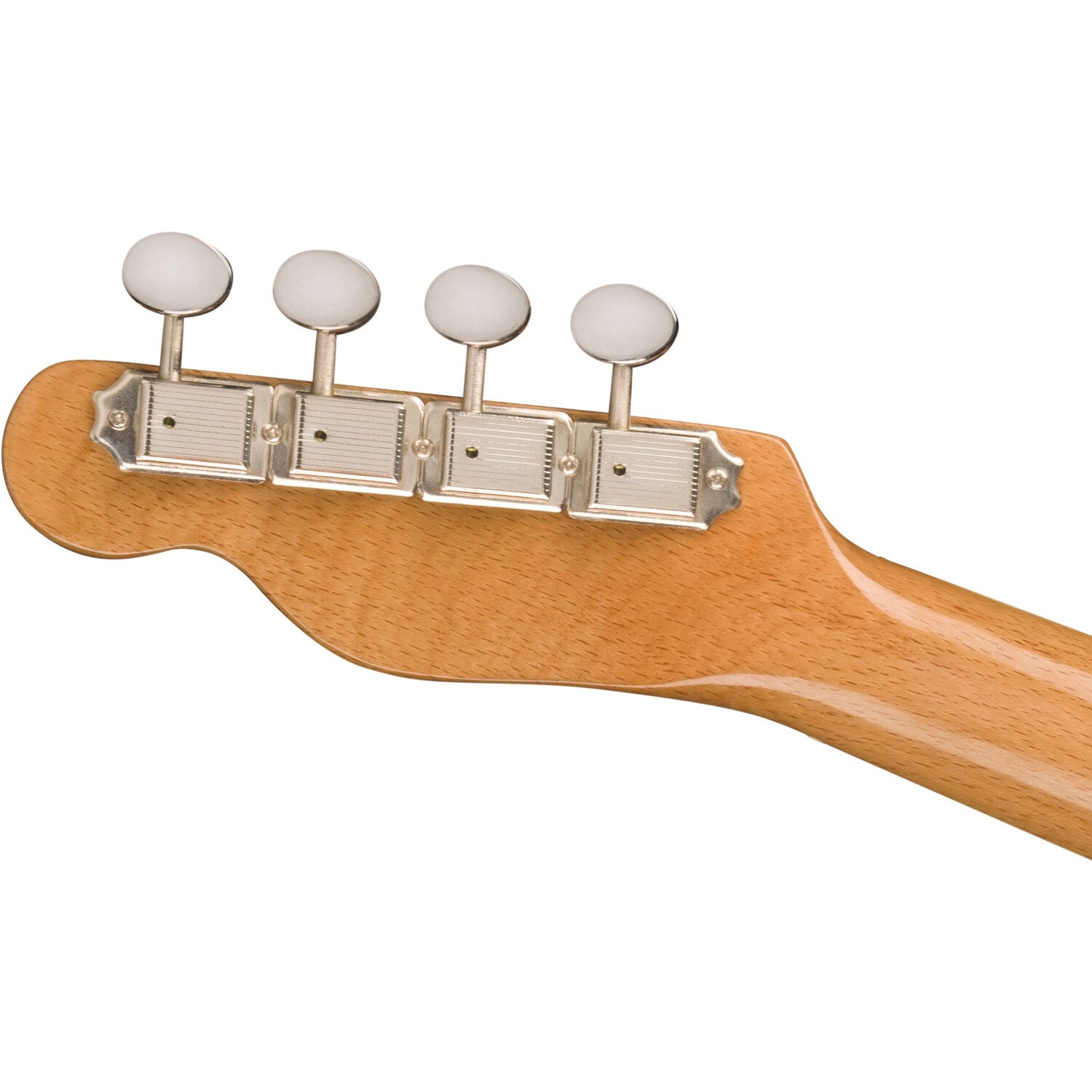 Fender Fullerton Tele Uke WN White Pickguard Lake Placid Blue elektrisch-akoestische concert ukelele