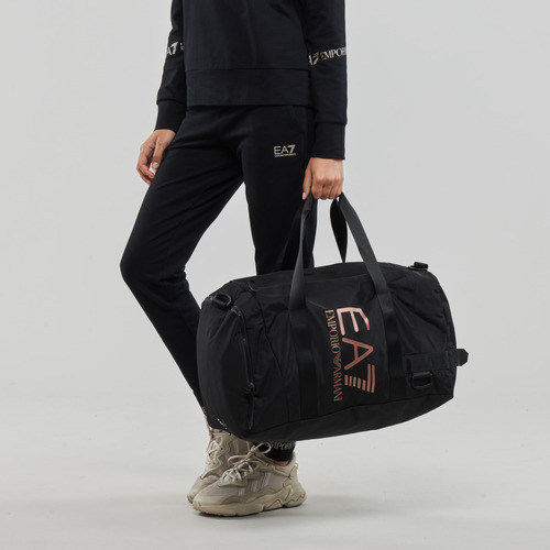 Emporio Armani EA7 - VIGOR7 U GYM BAG - Noir / Rose doré