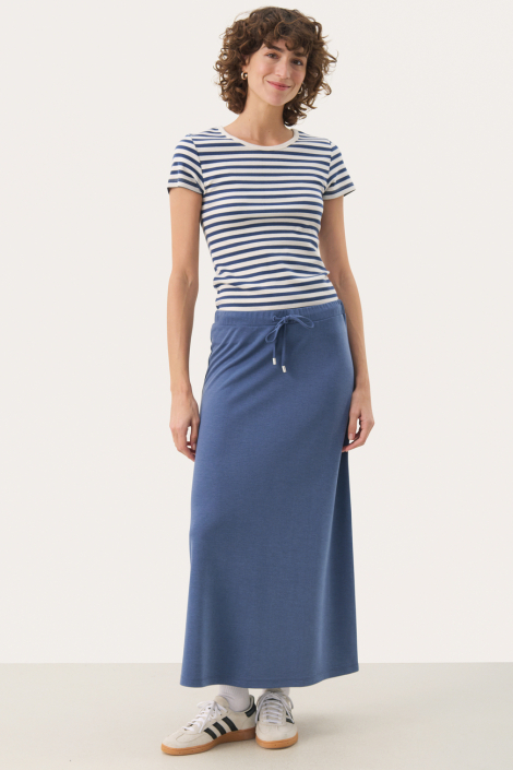Part Two blauwe dames rok