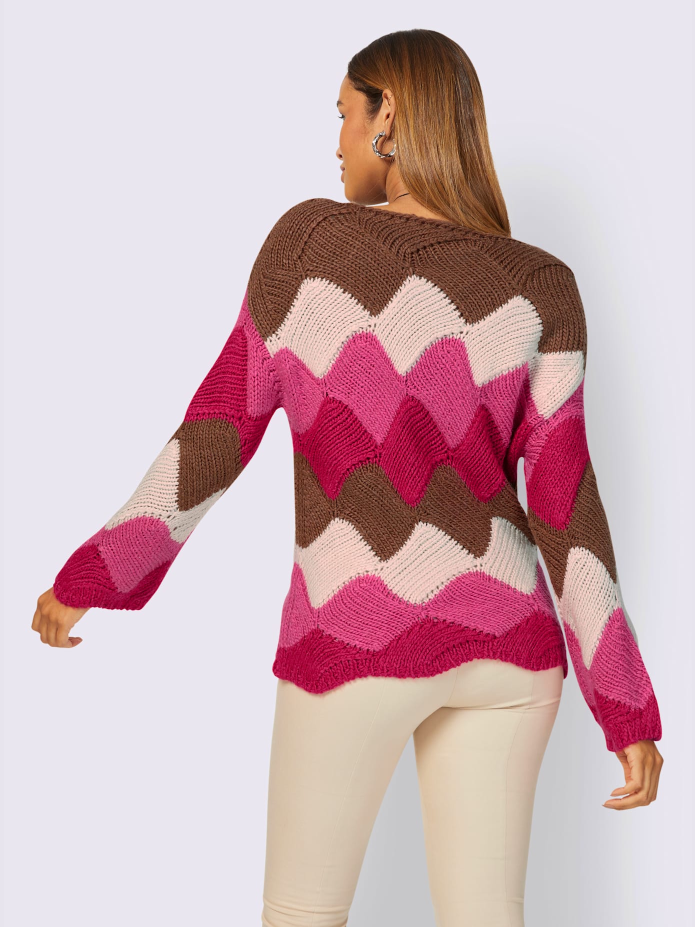 Pull encolure en u