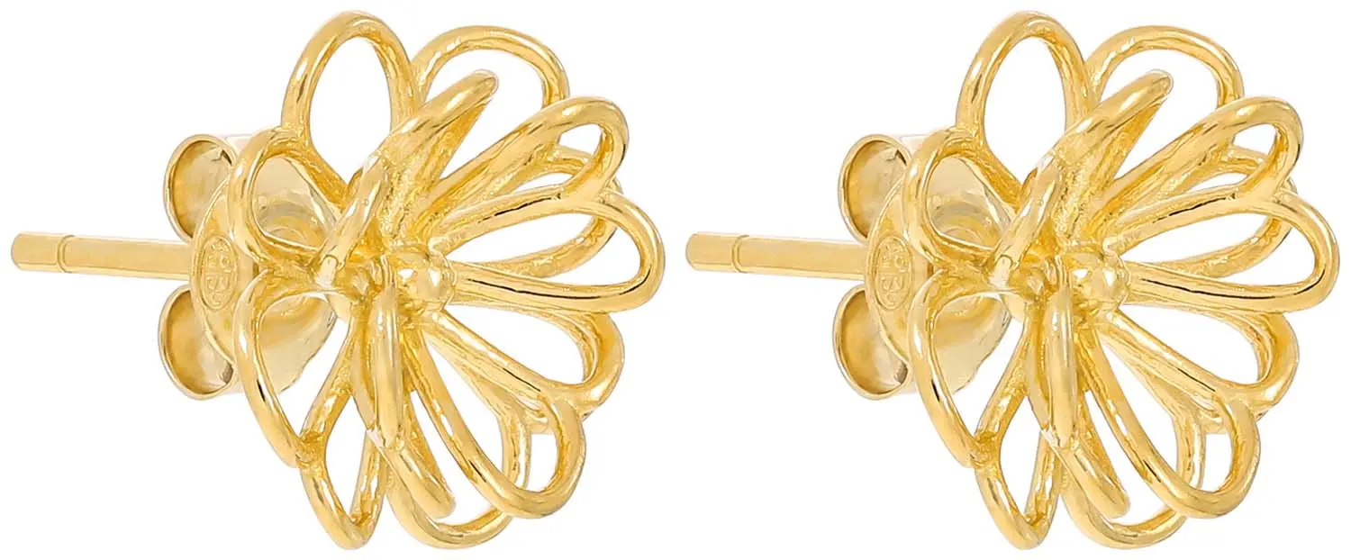 Ohrstecker - Plated Flower