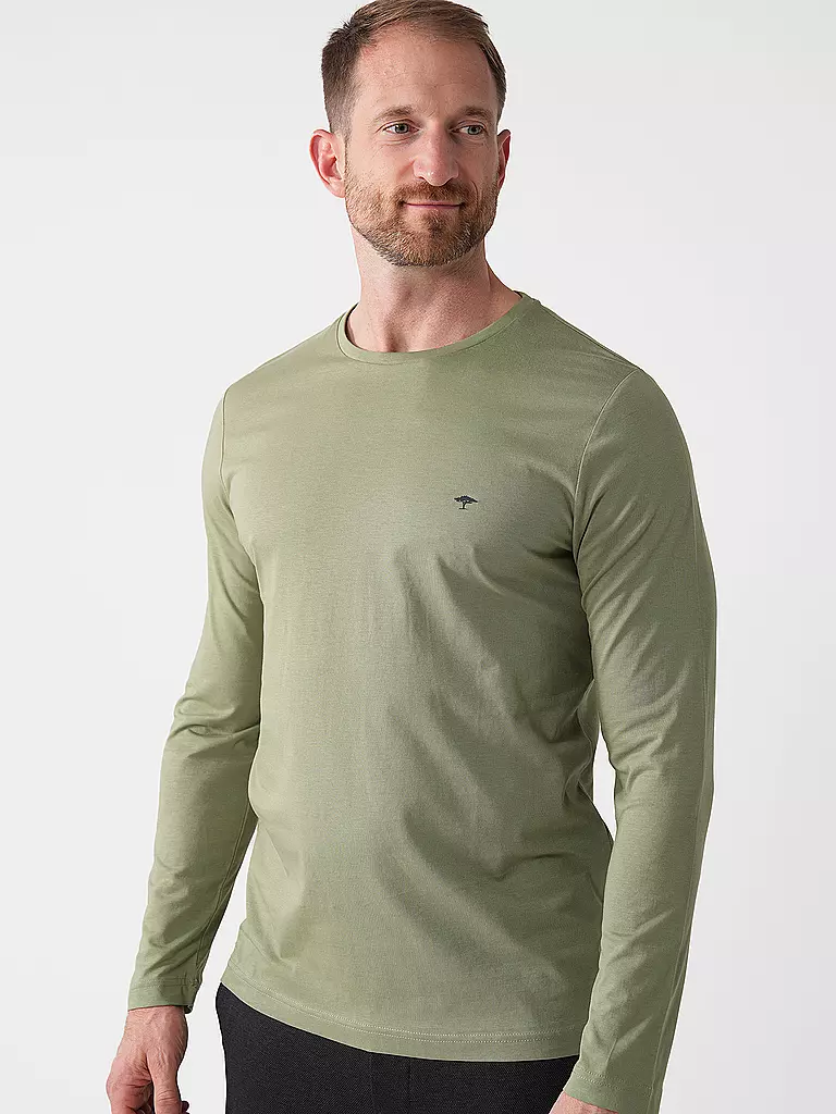 FYNCH HATTON Langarmshirt  olive