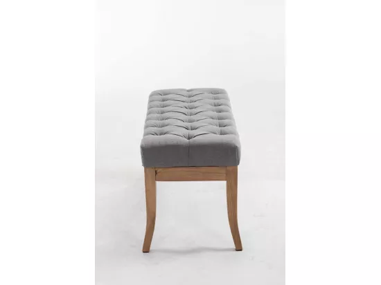 Banquette - Tissu & Bois - Gris - Ramses