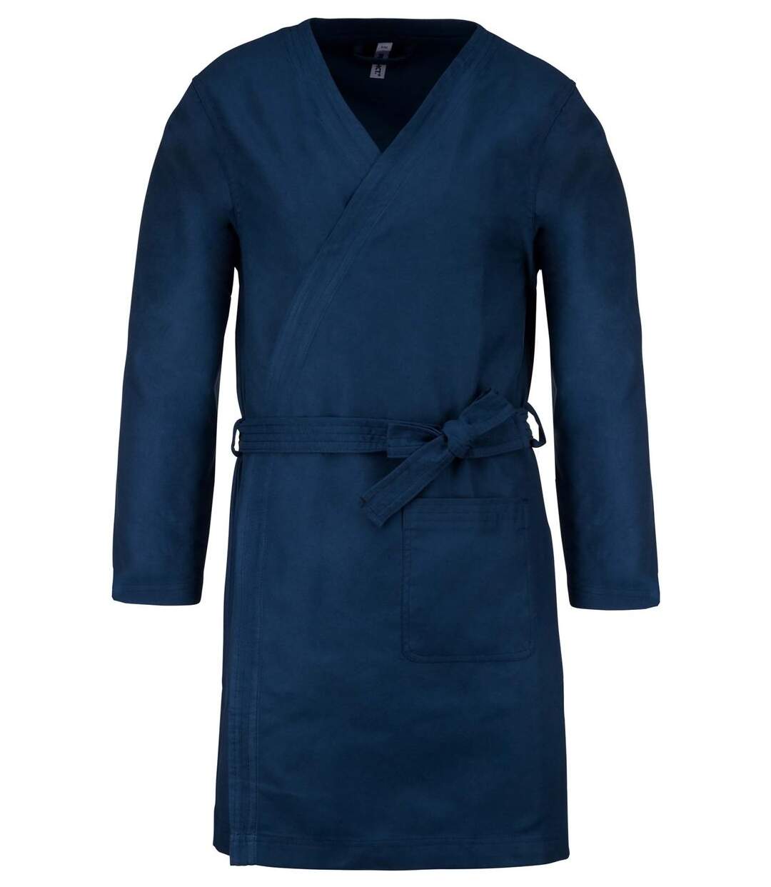 Peignoir de bain ultra léger microfibre chamois - PA577 - bleu marine