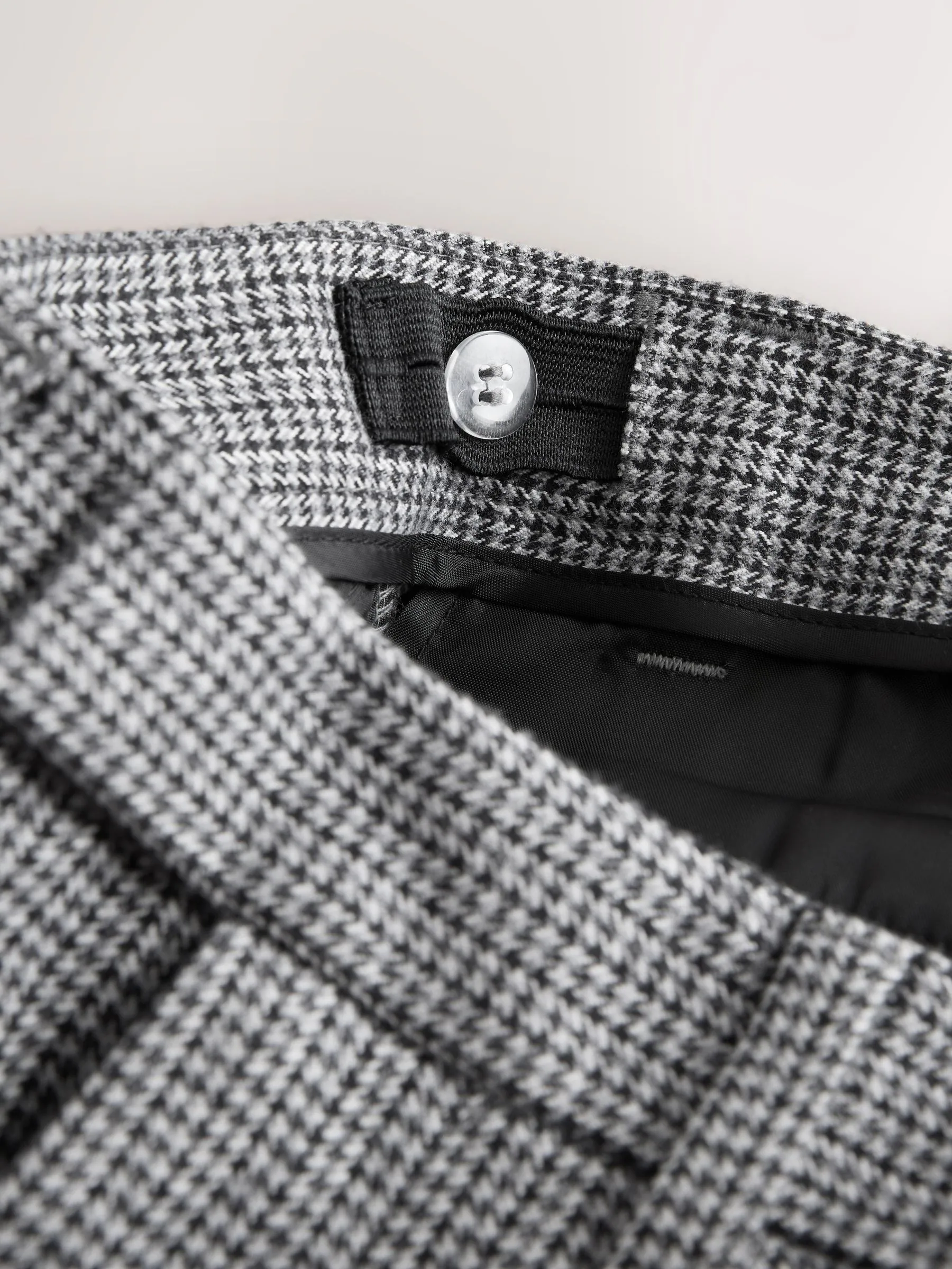 Grijs - Smart Check Trousers (3-16yrs)