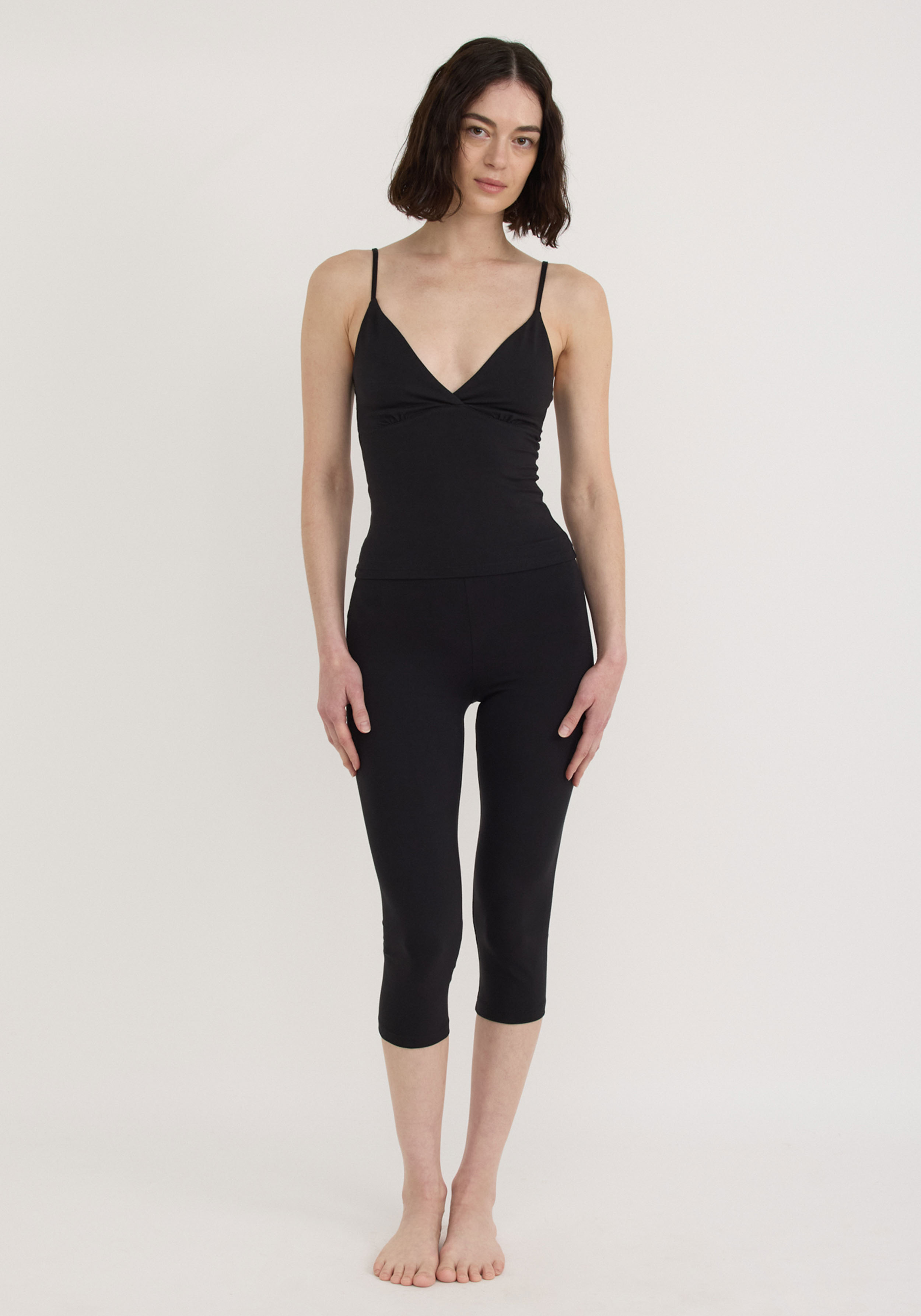 Organic Basics Capri Leggings Core Black