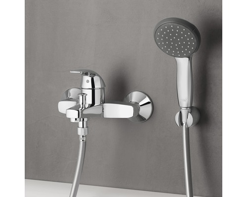 Grohe Quickfix Vitalio Start ronde handdoucheset Ø 100 mm incl. doucheslang 1750 mm chroom 27950000