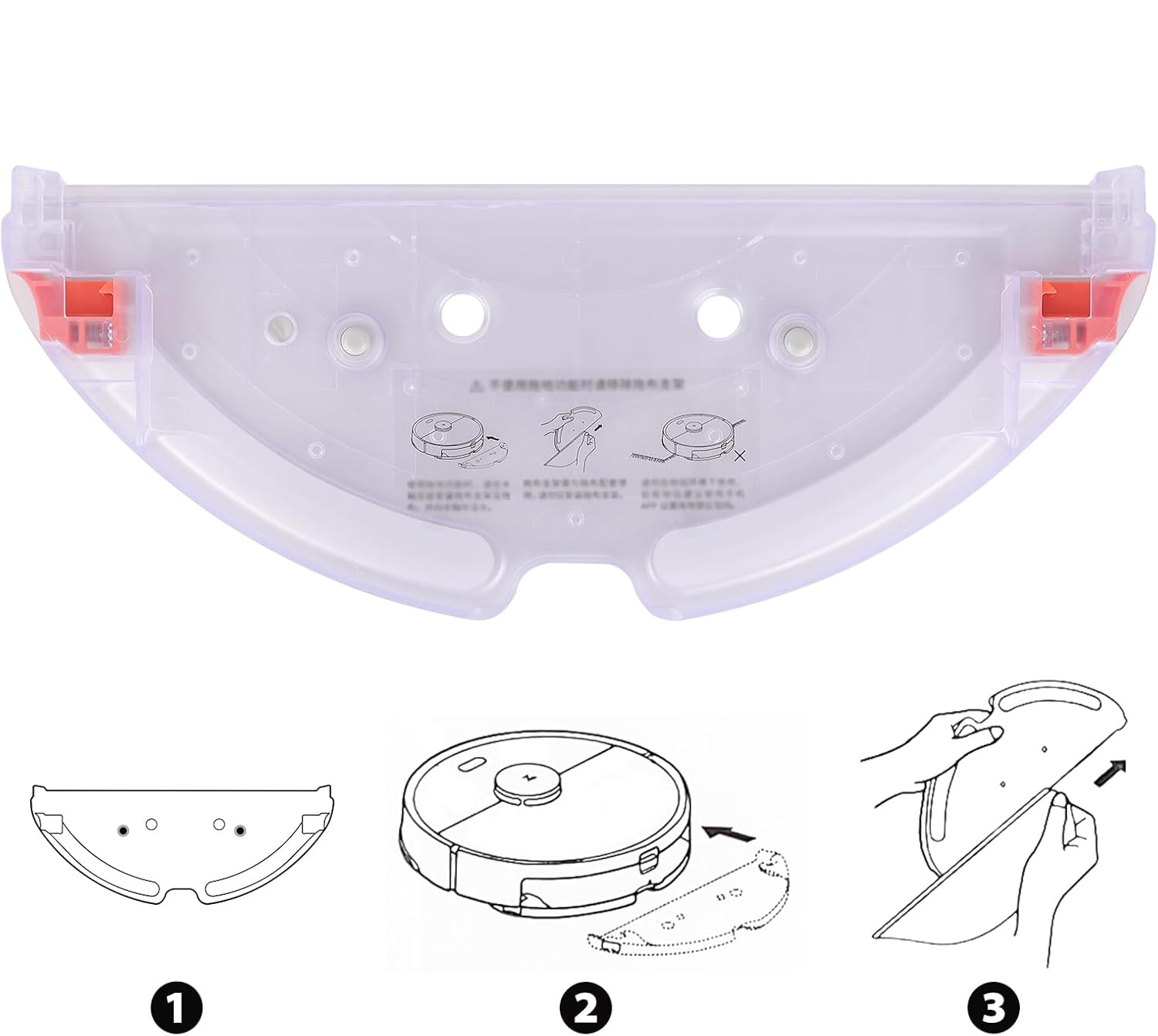Ersatz Mopp Halterung Wischtuch Halter Zubehör für Roborock Staubsauger Roboter S5 Max / S50 Max / S55 Max / S6 MaxV / T7