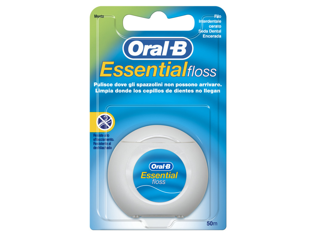 FIO DENTÁRIO ORAL B ESSENCIAL FLOSS 50M