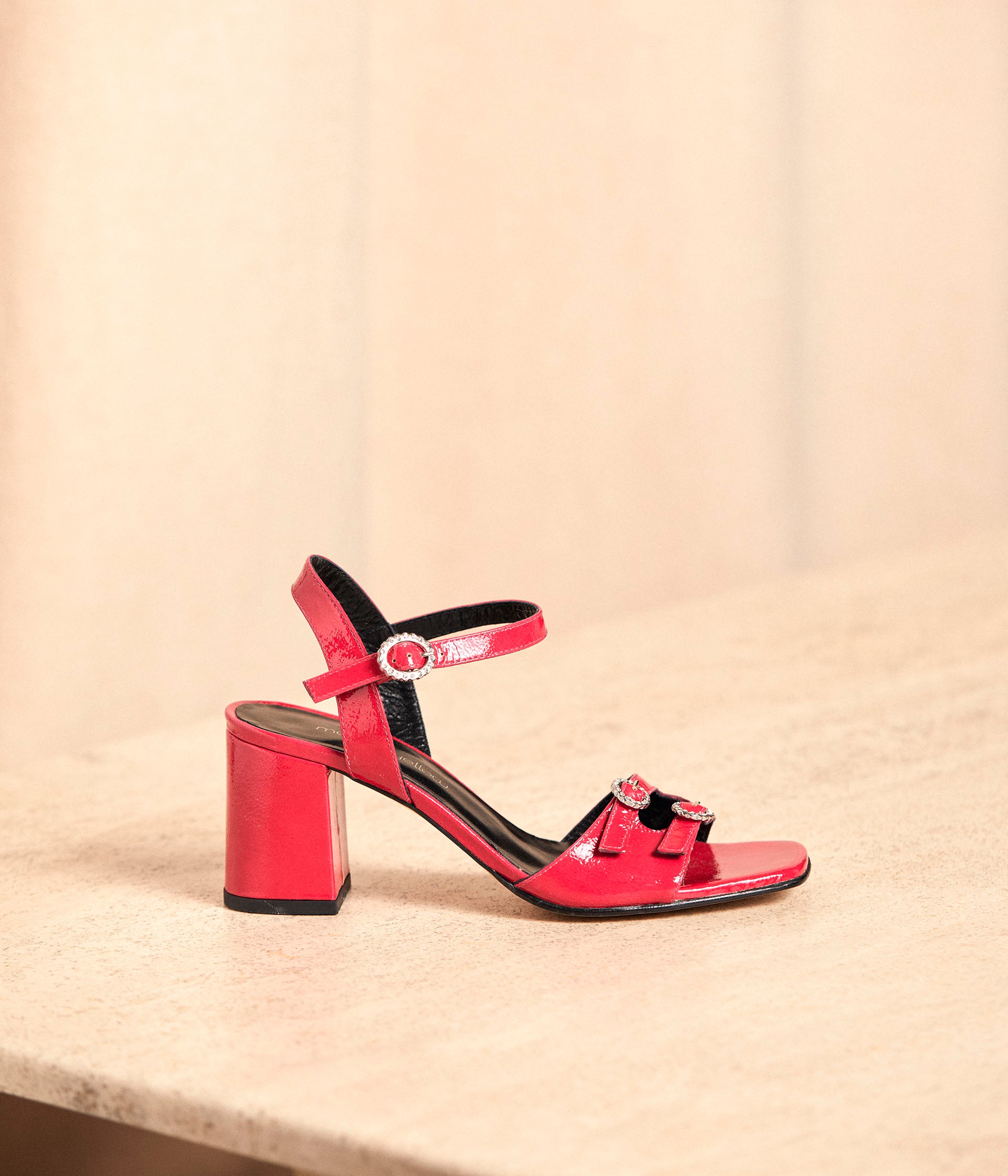 Sandales vernies roses Denisa