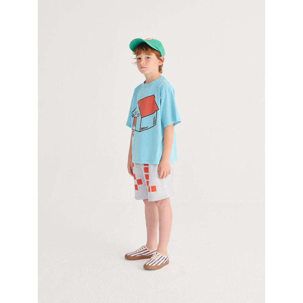 Køb Bobo Choses Light Blue Pickles Is At Home T-Shirt