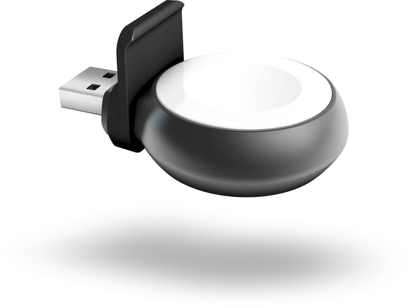 Zens Aluminium Apple Watch USB-Stick USB-Stick mit Ladefläche für Apple Watch