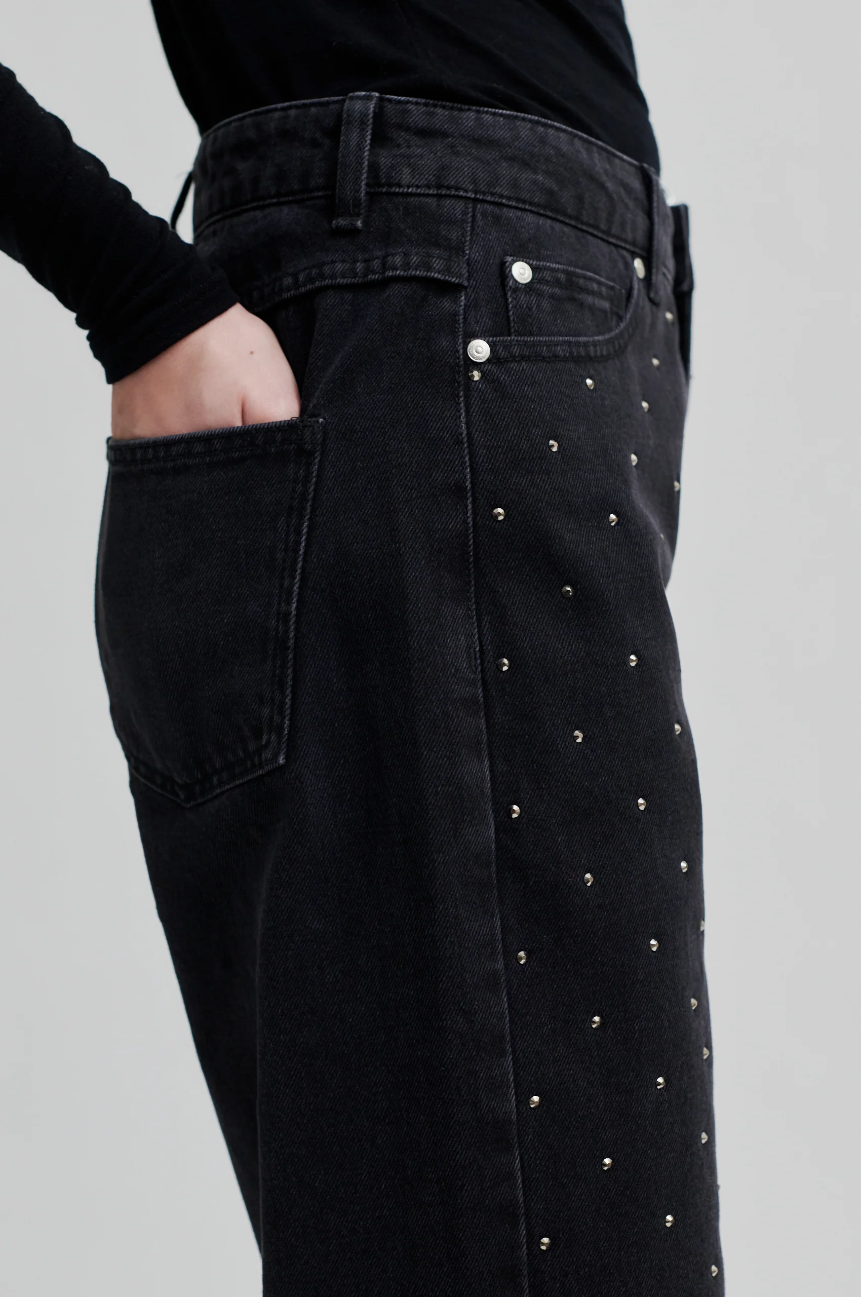 Second Female  Jayden jeans - Black Denim