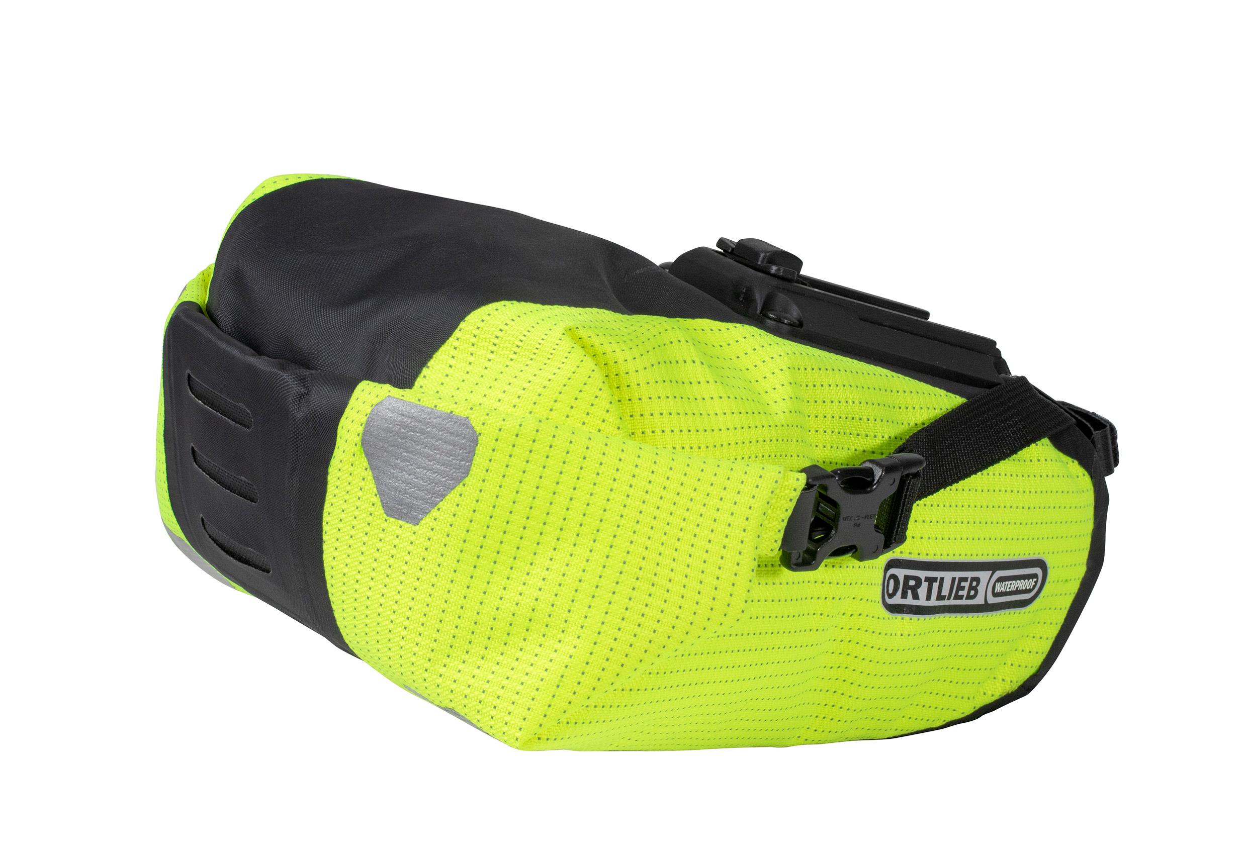 Ortlieb sadeltaske sort / Fluo