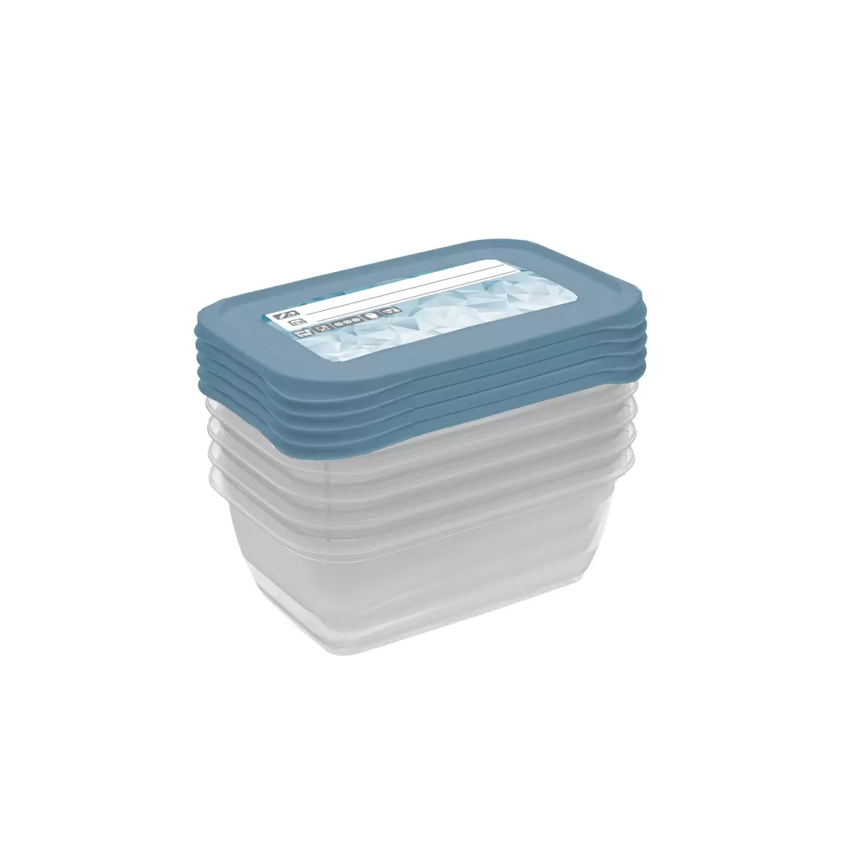 Frischhaltebox 5er Set Mia Transparent