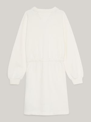 Vestido Moletom Relaxado com Monograma TH